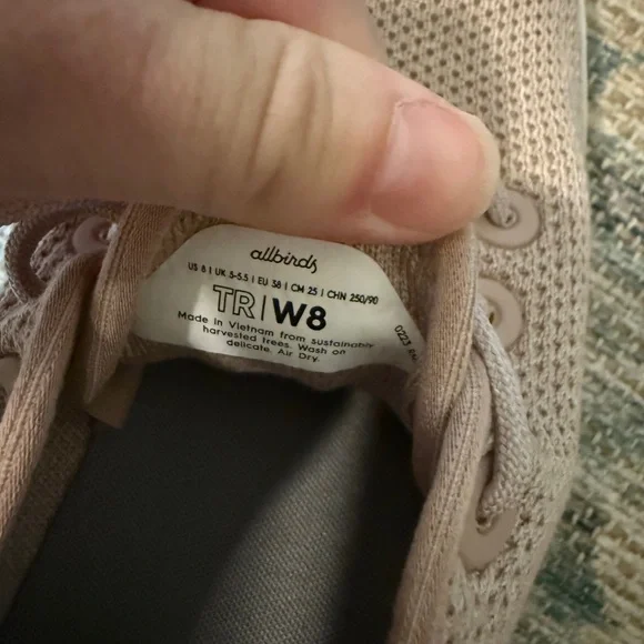 Allbirds New Tan Sneakers Women’s 8 - Picture 6 of 7